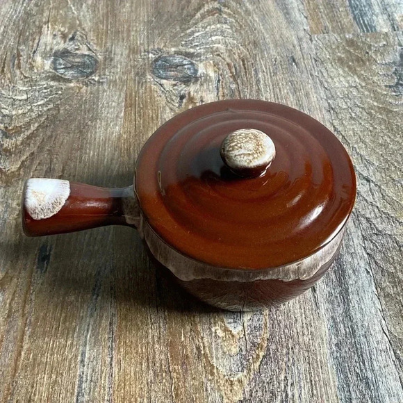 French Onion Soup Bowl  w Lid - Picture 1 of 3